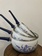 Vintage batterie casseroles d'occasion  Hermanville-sur-Mer