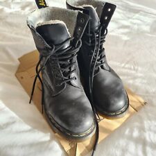 sheepskin lined leather boots for sale  LONDON