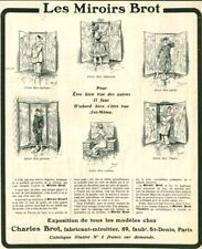 Publicité ancienne miroirs d'occasion  France
