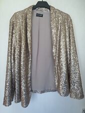 gold sequin jacket for sale  STOKE-ON-TRENT
