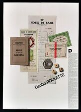 Denbo roulette poster usato  Torino