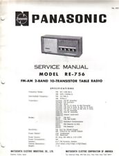 MANUAL DE SERVIÇO PANASONIC RE-756 (FORMATO E PDF) comprar usado  Enviando para Brazil
