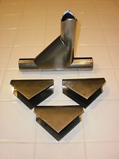 Used, 1 3/4 " welding gusset wrap around saddle gusset taco weld corner brace (4) for sale  Shipping to South Africa