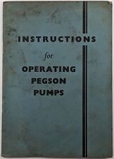 Original instructions operatin for sale  BOURNEMOUTH