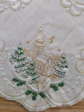 Vintage white embroidered for sale  HALESOWEN