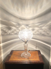 Impresionante lámpara de mesa de vidrio de corte vintage segunda mano  Embacar hacia Mexico