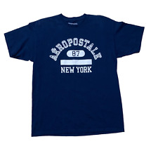Camiseta gráfica Aeropostale 87 New York y2k logotipo soletrado manga curta gola redonda comprar usado  Enviando para Brazil