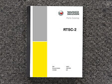 Wacker Neuson Compactor RTSC-2 Parts Catalog Manual, used for sale  Shipping to South Africa