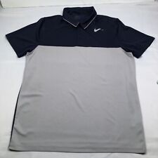 Nike polo de golf dri fit grande azul marino/negro ajuste estándar segunda mano  Embacar hacia Argentina