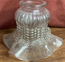 Fluted glass lamp for sale  Wellsboro