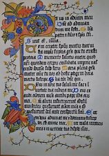 Handmade medieval manuscript for sale  BOURNEMOUTH