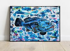 Raggruppatore pesce pittura usato  Napoli