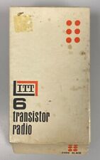 Radio Portátil ITT 6 Transistores Modelo 6406 Mediados Años 60 segunda mano  Embacar hacia Argentina