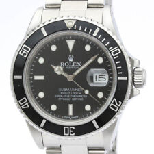 Reloj automático para hombre pulido ROLEX Submariner triple cero acero 168000 BF560826, usado segunda mano  Embacar hacia Argentina