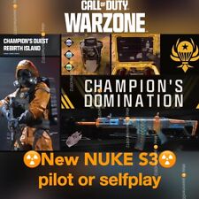 Call of Duty MW3 Warzone Nuke Champions Quest☢️Temporada 3 isla renacimiento segunda mano  Embacar hacia Argentina
