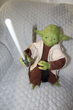 Spin Master Lucasfilm 2015 Star Wars Yoda Jedi Master 16" juguete parlante segunda mano  Embacar hacia Mexico