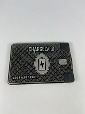 AquaVault CHARGE CARD Ultra-Thin Credit Card Sized Portable Charger - NICE! for sale  Shipping to South Africa