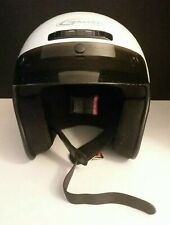 GMAX Helmet Large 59-60cm White with Visor but No Face Shield , used for sale  Shipping to South Africa