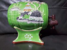 Used, Vintage Satsuma Moriyama Moriage Porcelain Sake Decanter Keg Barrel Dispenser for sale  Shipping to South Africa