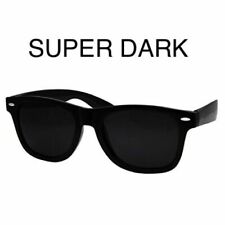 Gafas de sol estilo Wayfare negras lentes súper oscuras clásicas años 80 retro vintage 100 % UV segunda mano  Embacar hacia Argentina