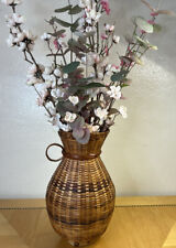 Woven bamboo vase for sale  Santa Rosa