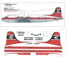 S&M Dec 1/144th scale model airliner decal -British Eagle Airlines Douglas DC-4 for sale  SWINDON