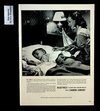 1945 Simmons Beautyrest colchón hora de la cama niño barco madre anuncio estampado 34296 segunda mano  Embacar hacia Argentina