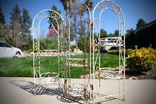 Plant Stand, VTG Arched Tri-Panel folding Stand, Latticed, Barley-twist Stand for sale  Shipping to South Africa
