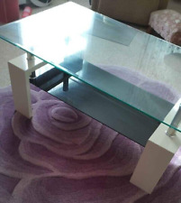 Glass coffee table for sale  PETERBOROUGH