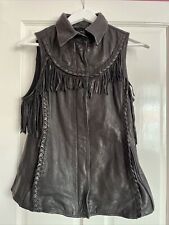 leather gilet for sale  SUTTON