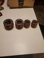 RIDGID PIPE THREAD DIES, SET OF 4 , 1/2 " 3/4 "  1 " 1  1/4"  MADE IS USA for sale  Shipping to South Africa