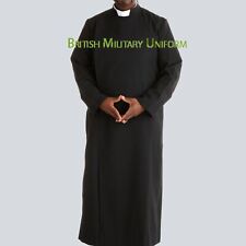 New Men's Double-Breast Anglican Black wool Cassock sale expedited shipping for sale  Shipping to South Africa