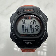 Timex Ironman Triathlon Masculino 50 Voltas, Nova Bateria Faixa Laranja comprar usado  Enviando para Brazil