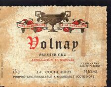 Bourgogne etiquette volnay d'occasion  Vendays-Montalivet