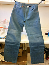 leather blue mens pants for sale  Ephrata