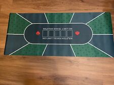 45 x 21 InchTexas Hold'Em Poker Mat Portable Rubber Poker Table Top Water Wat... for sale  Shipping to South Africa