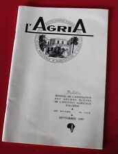 Agria institut agricole d'occasion  Valréas