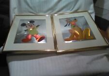 "2" DISNEY FOIL ART DUFEX PICTURES, MICKEY & GOOFEY, usado comprar usado  Enviando para Brazil