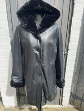 Vintage black leather for sale  WALSALL