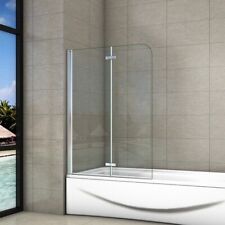 folding chrome bath shower screen for sale  DUNSTABLE