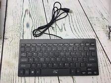 Mini Teclado Cableado Luz Delgada 78 Llaves USB Multimedia Pequeño para PC Computadora Lapt segunda mano  Embacar hacia Argentina