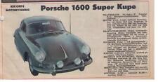 Porsche 1600 super for sale  UK