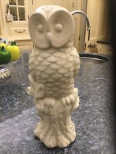 Antique creamware owl for sale  HUDDERSFIELD