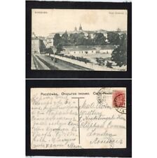 Używany, Warsaw-Warszawa Taras Zamkowy Poland Polish Postcard 1908 #2097 na sprzedaż  Wysyłka do Poland