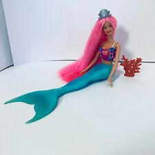 Barbie Mattel 2002 Mermaid Fantasy Vintage Cabello Rosa Cola Azulada Cola Dañada segunda mano  Embacar hacia Argentina