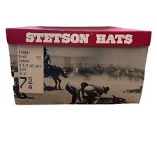 Chapéu de cowboy STETSON CASTOR 4X preto 7-5/8 XXXX CARSON novo na caixa comprar usado  Enviando para Brazil