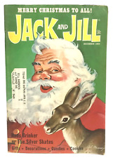 Decoraciones de Colección Jack and Jill Magazine Navidad Santa Claus Regalos Diciembre 1969 segunda mano  Embacar hacia Argentina