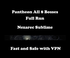 Pantheon Nezarec Sublime Todos los 8 Jefes Funcionamiento Completo Rápido y Seguro PC/PS4/PS5/Xbox segunda mano  Embacar hacia Argentina