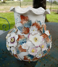 Ancien vase barbotine d'occasion  Montpon-Ménestérol