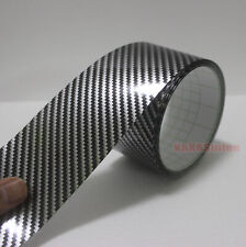 Self Adhesive Tape Vehicle 2D Glossy Black Carbon Fiber Vinyl Wrap Sticker VL for sale  Shipping to South Africa